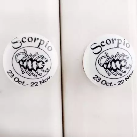 Scorpio Flat Ceramic Knob